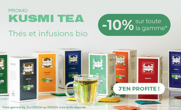 -10% sur les thés et infusions Kusmi Tea